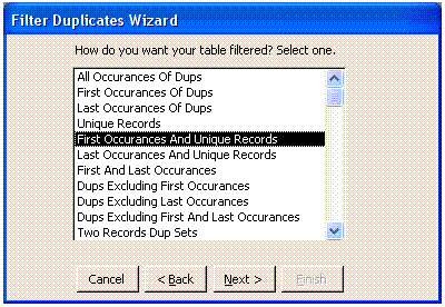The Find Duplicates Wizard Add-In